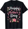 Happy Mothers Day Floral Mom Costume Unisex T-shirt, Sweatshirt, Hoodie, Long Sleeve Tee - T-Shirt, Sweatshirt, Hoodie