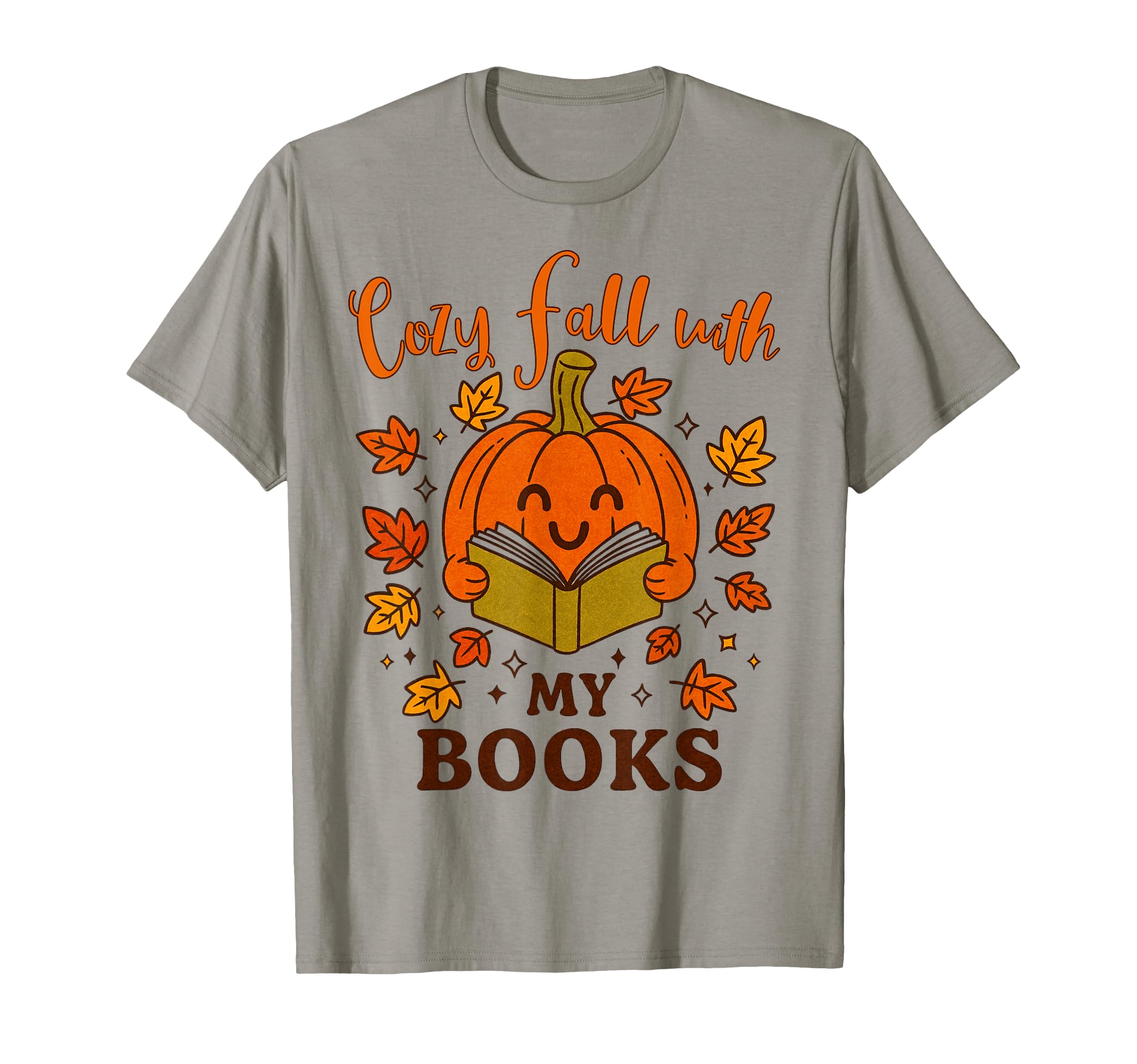 Fall Pumpkin Cozy My Books T-Shirt - Trendy Graphic Men Women - T-Shirt, Sweatshirt, Hoodie