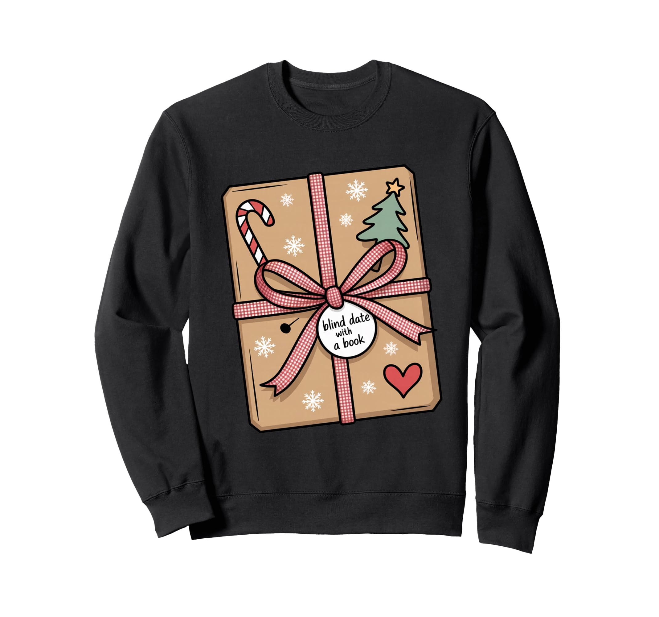 Reading Blind Date Book Book Lover Sweatshirt - Custom Art Print Unisex - T-Shirt, Sweatshirt, Hoodie