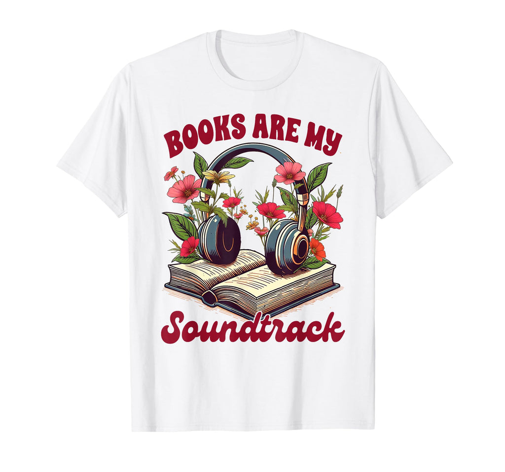 Audiobook Lover Bookish Bookworm Books T-Shirt - Custom Art Print Unisex - T-Shirt, Sweatshirt, Hoodie
