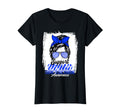 Womens Messy Bun Support Awareness T-Shirt - Streetwear Style Men Women - T-Shirt, Sweatshirt, Hoodie