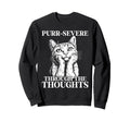 Funny Cat Overthinkers And Deep Minds Sweatshirt - Trendy Graphic Unisex - T-Shirt, Sweatshirt, Hoodie