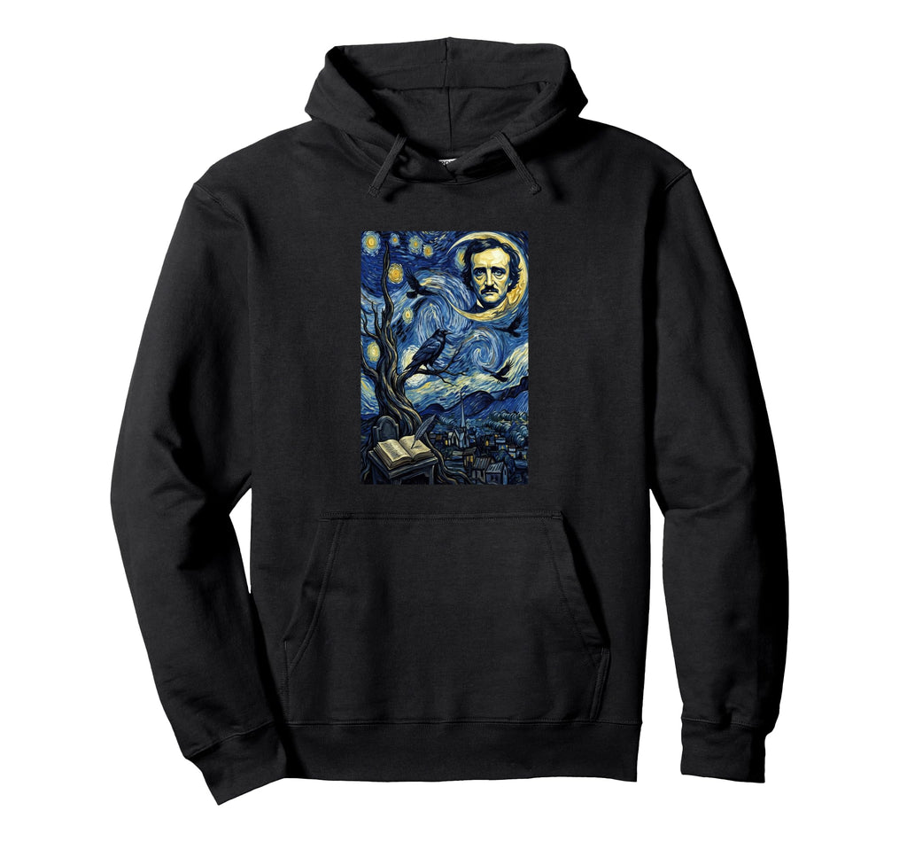 Edgar Allan Poe Raven Literature Sweatshirt - Streetwear Style for Adults - T-Shirt, Sweatshirt, Hoodie
