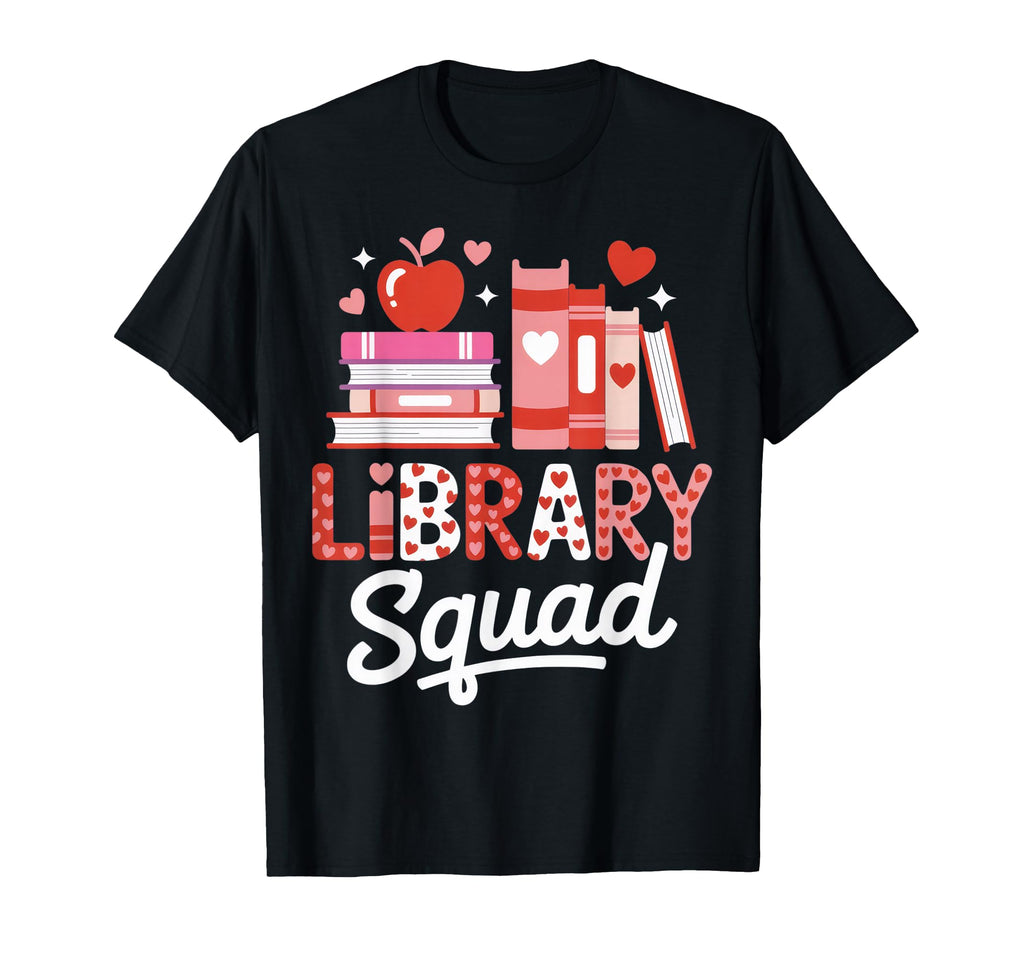 Library Squad Book Lovers Club Reading T-Shirt - Trendy Graphic Men Women - T-Shirt, Sweatshirt, Hoodie