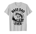 Father Day Bass Dad Ever Fishing Gift T-Shirt - Custom Art Print Men Women - T-Shirt, Sweatshirt, Hoodie