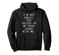 Funny Sarcastic Mental Health Hoodie - Casual Everyday Wear Men Women - T-Shirt, Sweatshirt, Hoodie