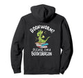 Bookworm Please Im Book Dragon Funny Book Hoodie - Streetwear Style Unisex - T-Shirt, Sweatshirt, Hoodie