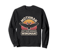 Moth Mann Cryptid Anti Social Sweatshirt - Graphic Print Men Women - T-Shirt, Sweatshirt, Hoodie
