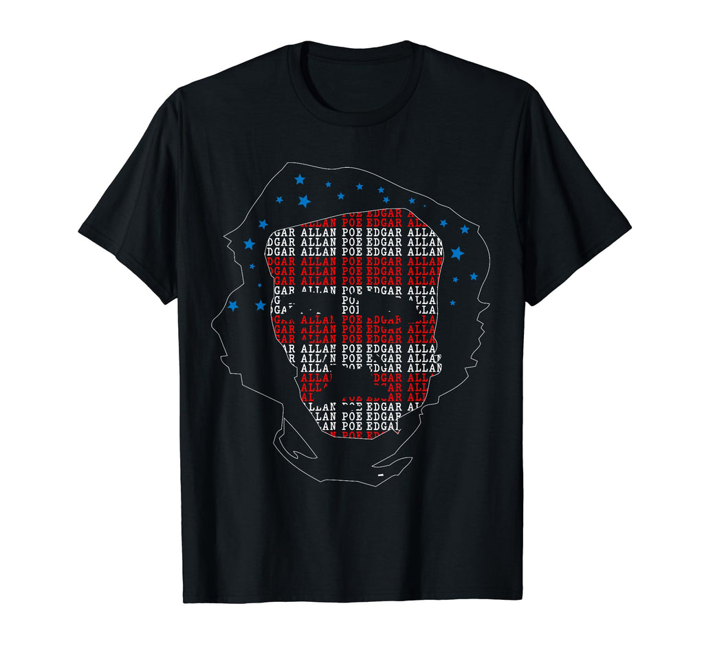 Edgar Allan Poe Patriotic English T-Shirt - Streetwear Style Unisex - T-Shirt, Sweatshirt, Hoodie