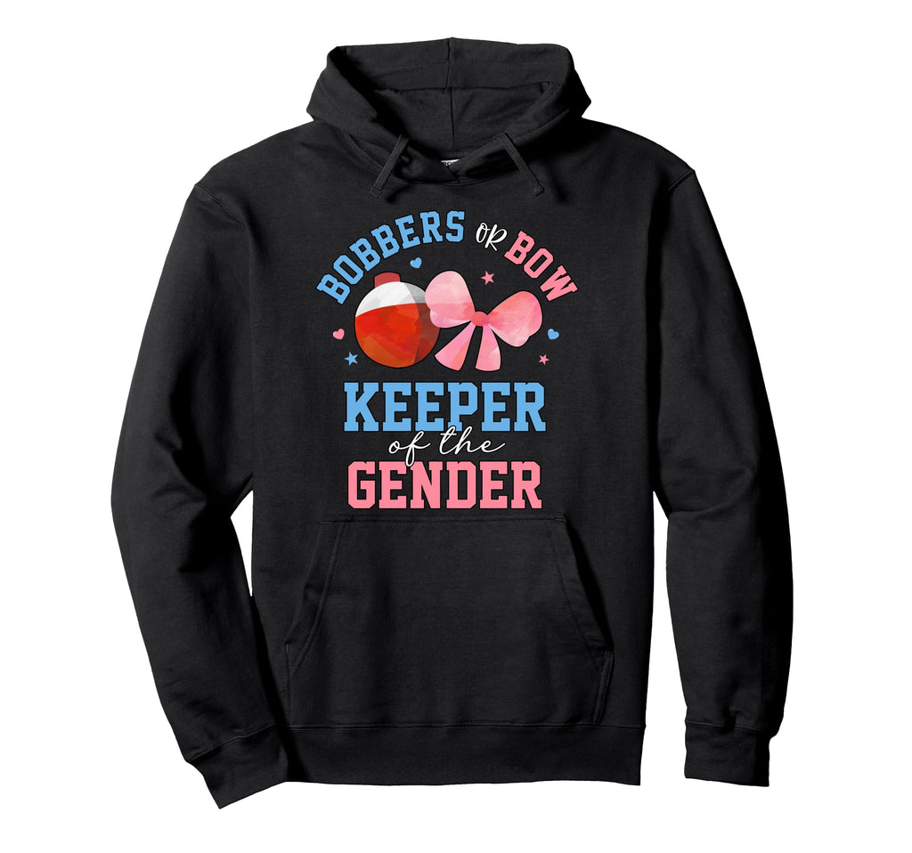 Keeper Gender Bobbers Or Bows Gender Hoodie - Custom Art Print for Adults - T-Shirt, Sweatshirt, Hoodie