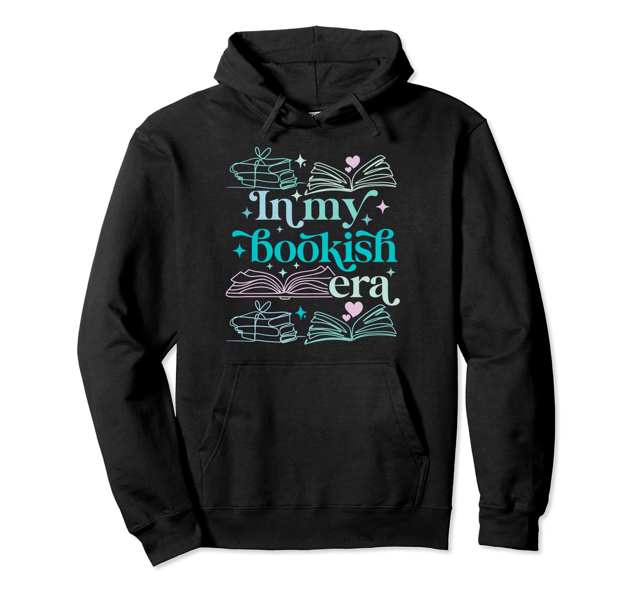 My Bookish Era Book Lover Hoodie - Aesthetic Graphic Unisex - T-Shirt, Sweatshirt, Hoodie
