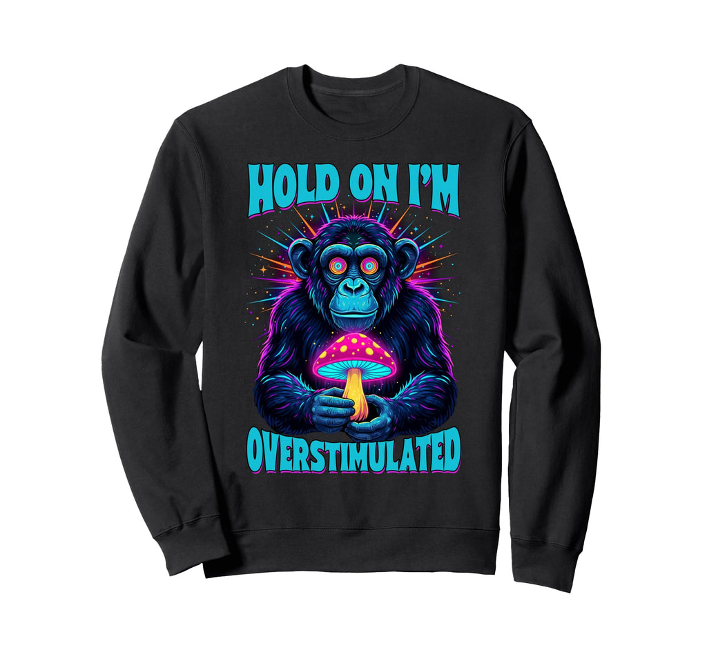 Mushroom Mycology Psychedelic Sweatshirt - Custom Art Print for Adults - T-Shirt, Sweatshirt, Hoodie