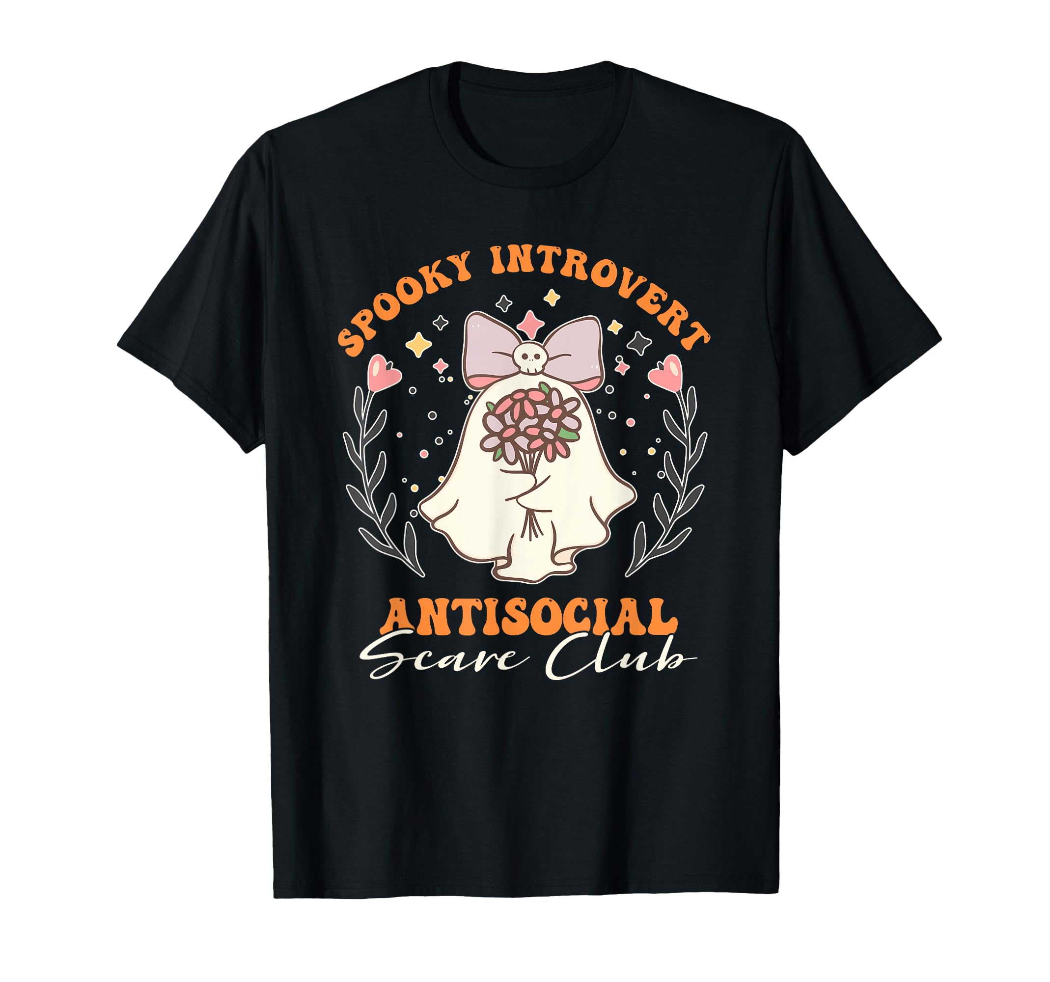 Spooky Introvert Antisocial T-Shirt - Casual Everyday Wear Men Women - T-Shirt, Sweatshirt, Hoodie