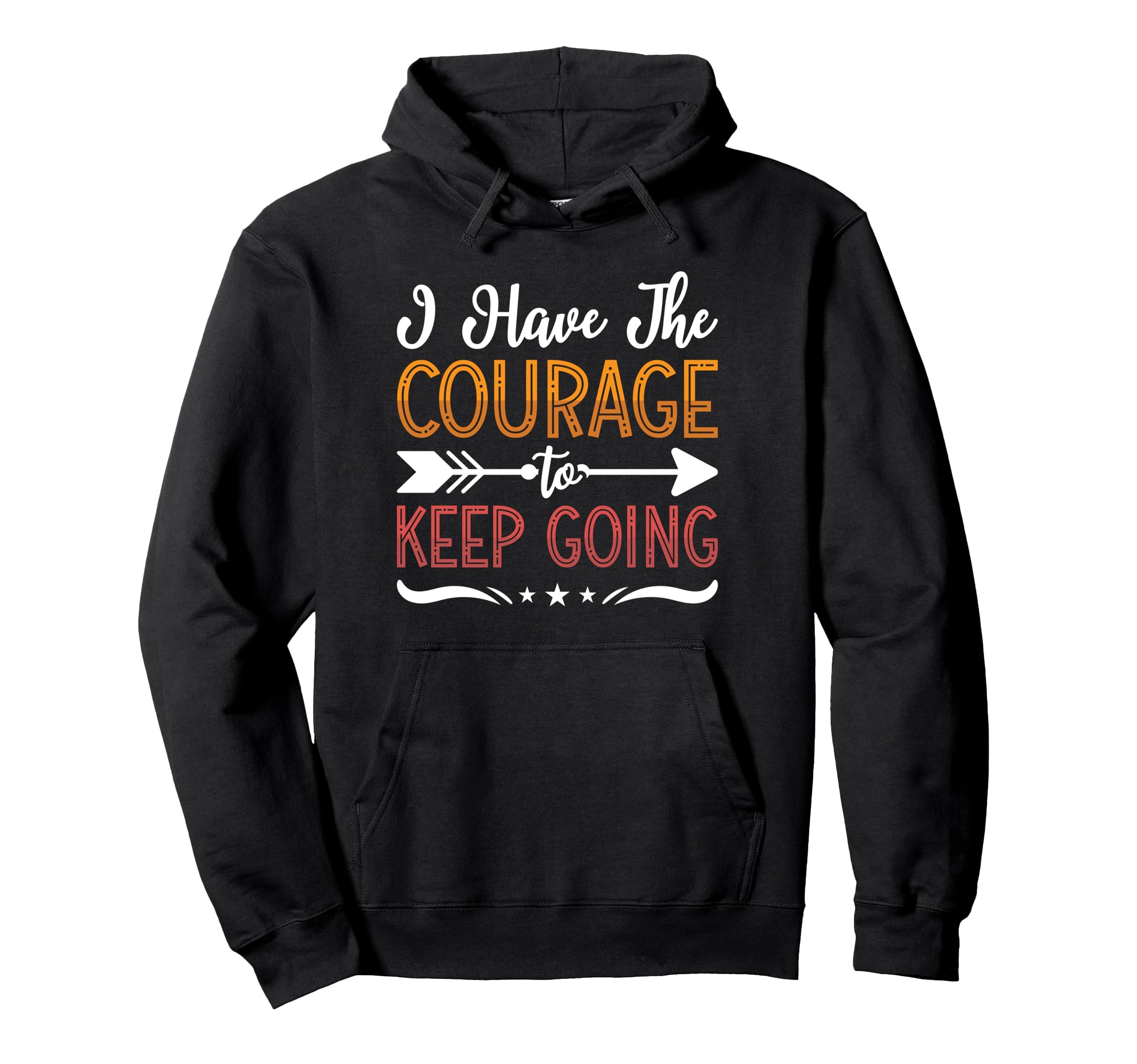 I Have Courage Coffee Anxiety Awareness Hoodie - Novelty Apparel Men Women - T-Shirt, Sweatshirt, Hoodie