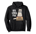 Story Poe Black Cat Edgar Allan Poe Hoodie - Trendy Graphic for Adults - T-Shirt, Sweatshirt, Hoodie