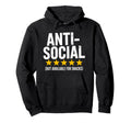 Anti Social But Available Snacks Fun Hoodie - Unique Graphic Unisex - T-Shirt, Sweatshirt, Hoodie
