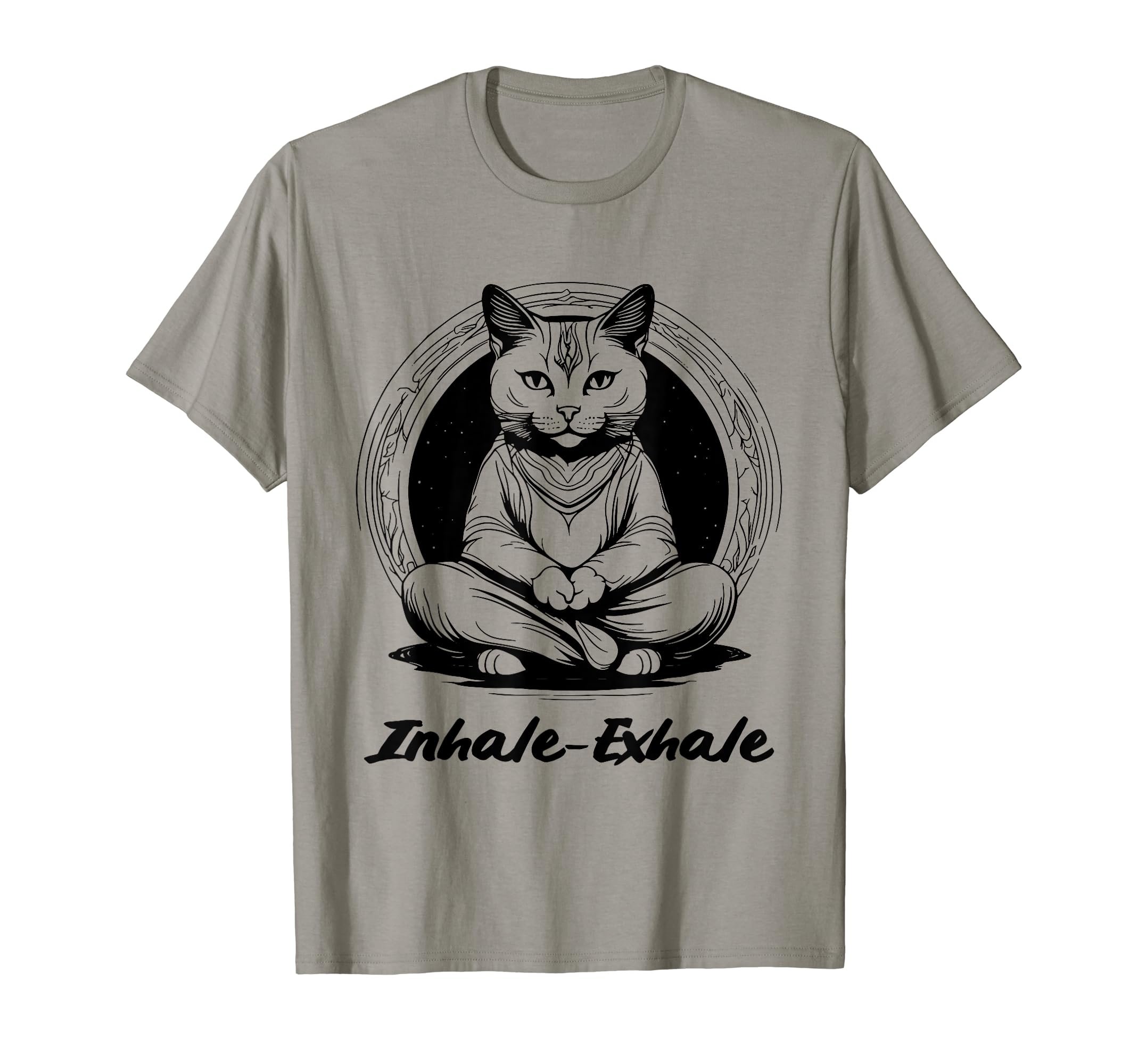 Meditating Cat Yoga Mindfulness T-Shirt - Streetwear Style Men Women - T-Shirt, Sweatshirt, Hoodie