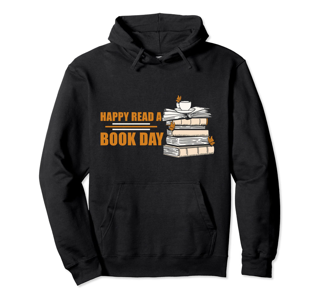 Happy Read Book Day Introvert Book Club Hoodie - Trendy Graphic Unisex - T-Shirt, Sweatshirt, Hoodie