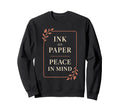 Mindfulness Journaling Self Care Sweatshirt - Fun Novelty Design Men Women - T-Shirt, Sweatshirt, Hoodie