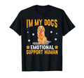 Im My Dogs Emotional Support Human T-Shirt - Streetwear Style for Adults - T-Shirt, Sweatshirt, Hoodie