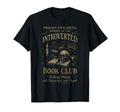 Introverted Book Club Skull And T-Shirt - Fun Novelty Design Men Women - T-Shirt, Sweatshirt, Hoodie