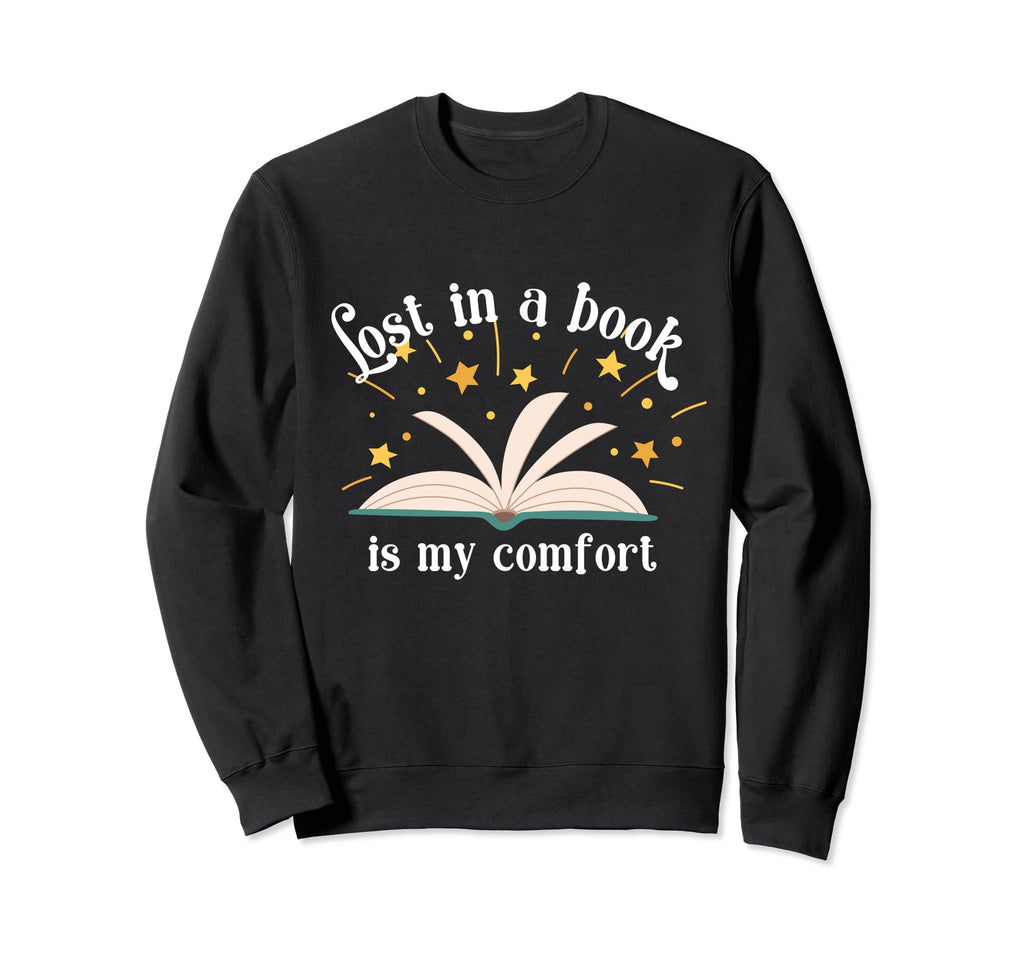 Funny Is My Comfort Meme Book Sweatshirt - Aesthetic Graphic for Adults - T-Shirt, Sweatshirt, Hoodie