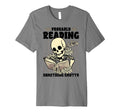 Skeleton Smut Book Lover Probably T-Shirt - Fun Novelty Design for Adults - T-Shirt, Sweatshirt, Hoodie