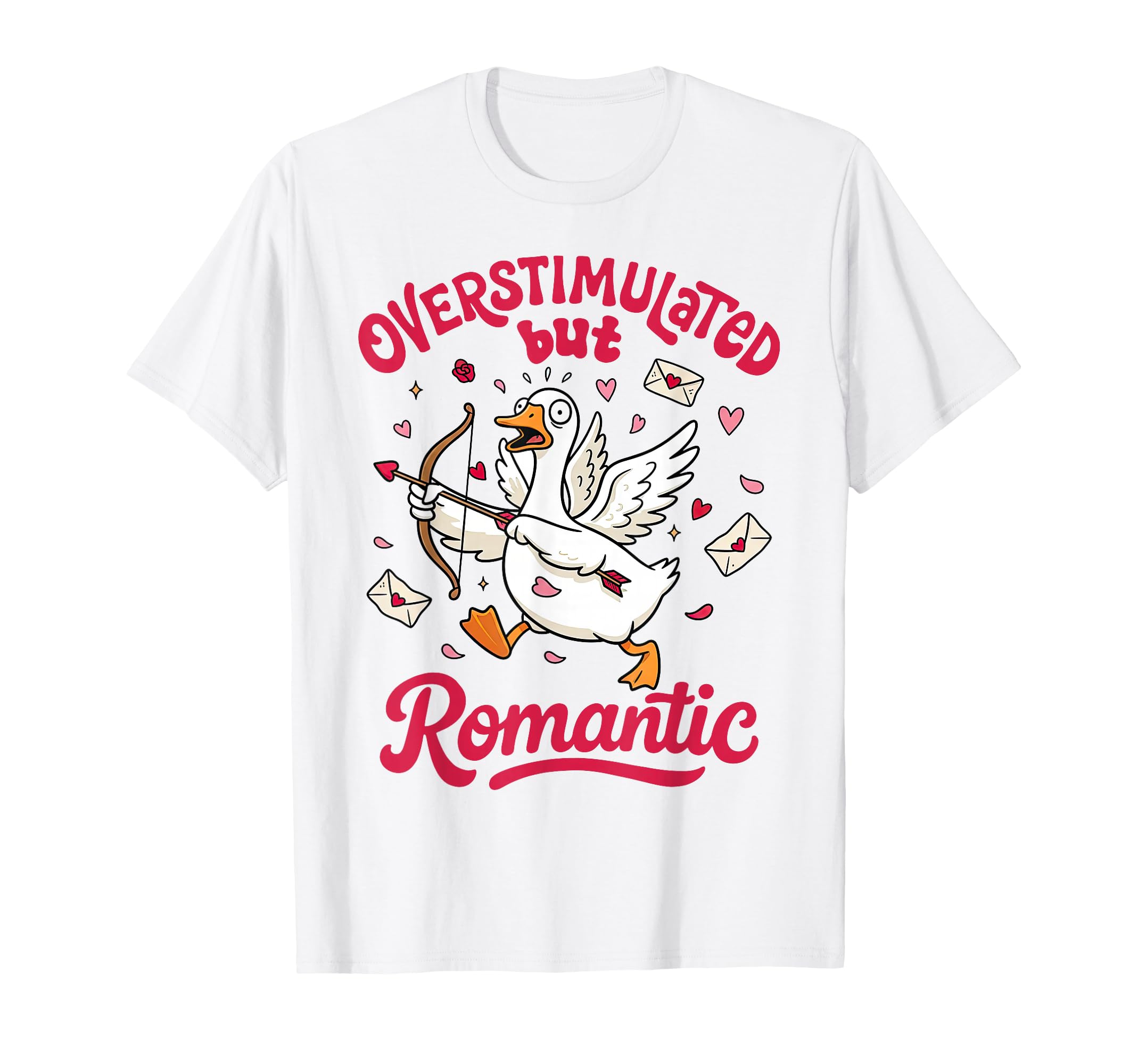 Valentines Silly Goose Xoxo T-Shirt - Casual Everyday Wear Unisex - T-Shirt, Sweatshirt, Hoodie