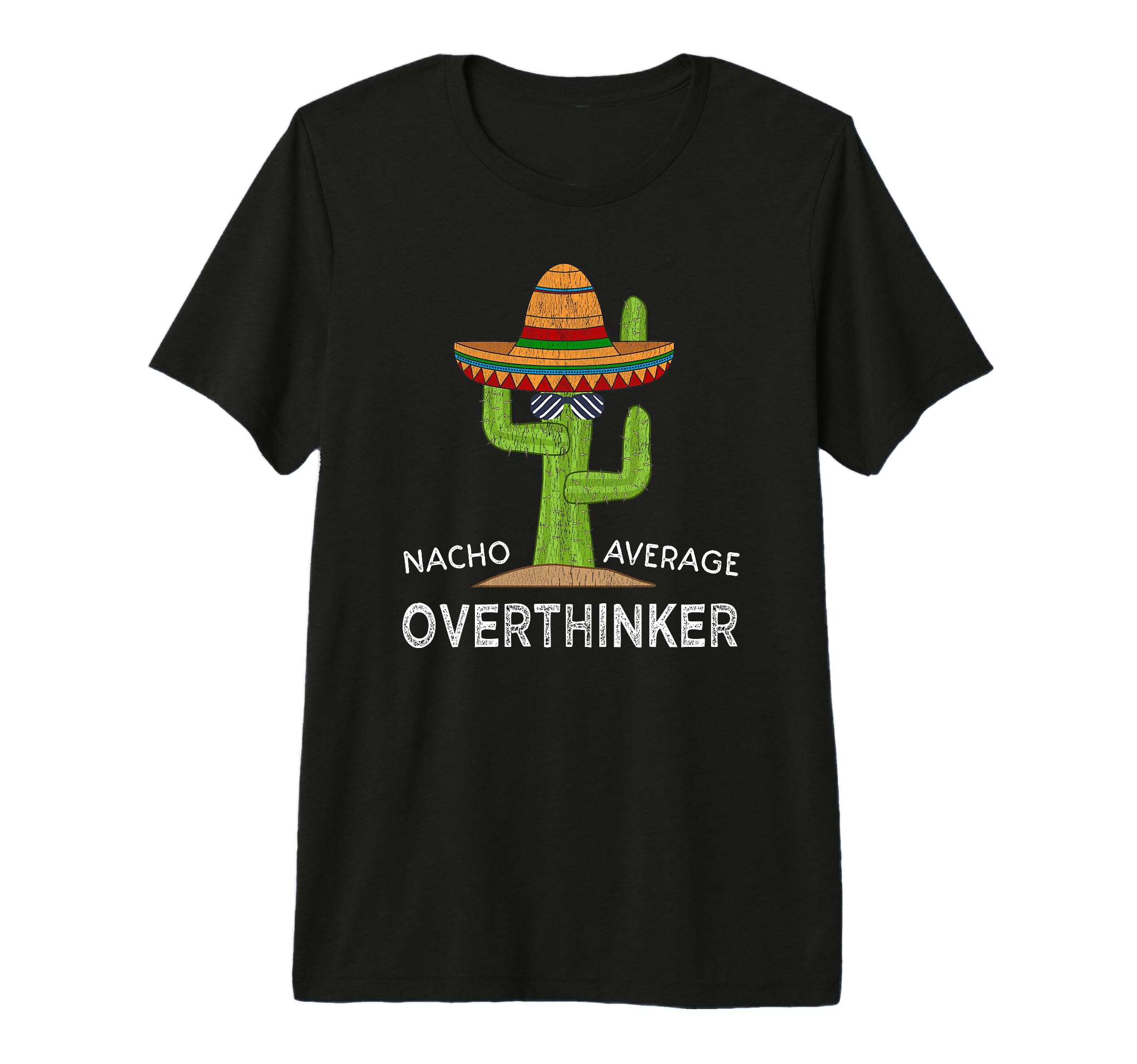 Funny Overthinking Overthinker Tri Blend T-Shirt - Graphic Print Men Women - T-Shirt, Sweatshirt, Hoodie