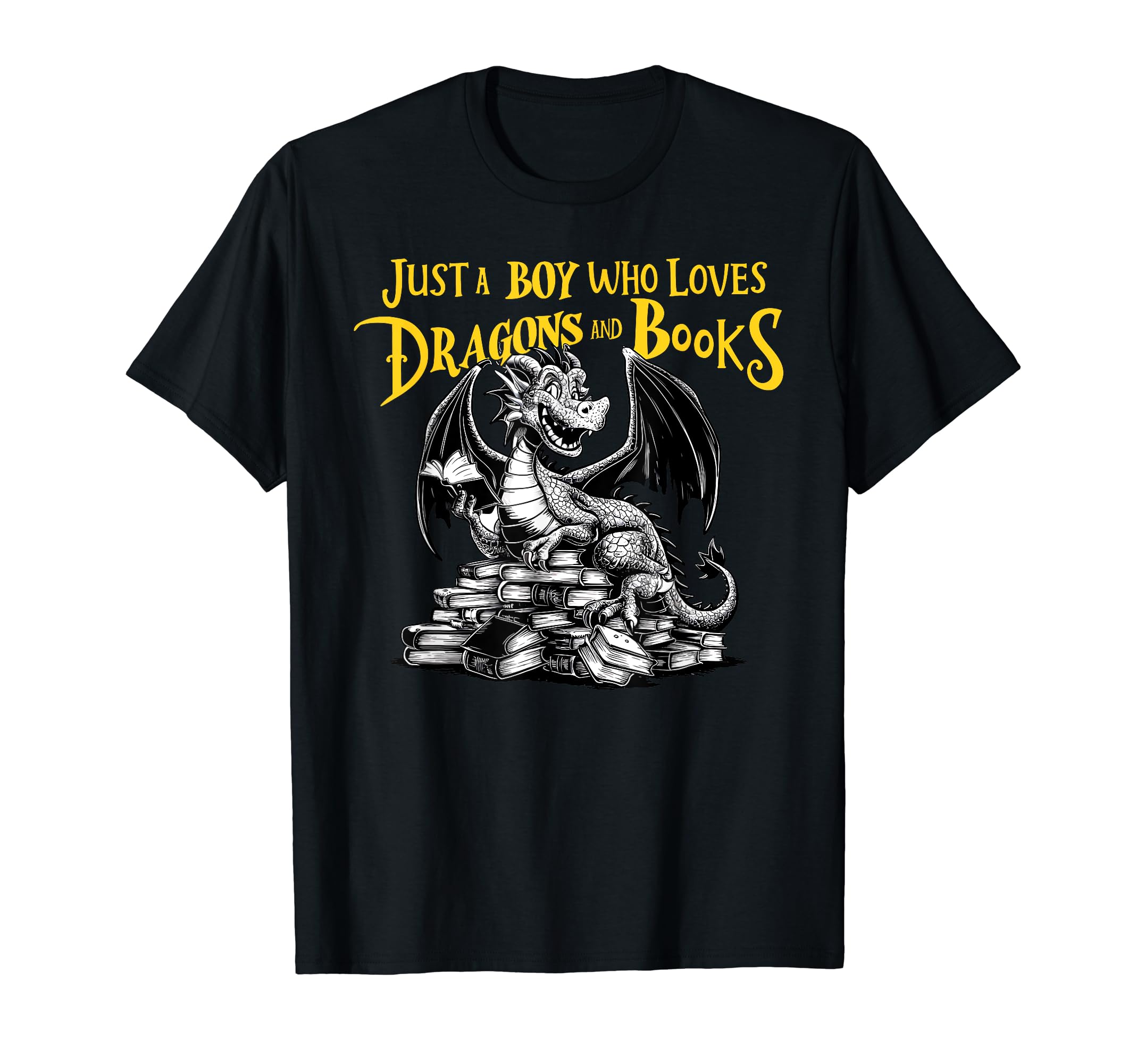 Just Who Loves Dragons And Books Dragon T-Shirt - Streetwear Style Unisex - T-Shirt, Sweatshirt, Hoodie
