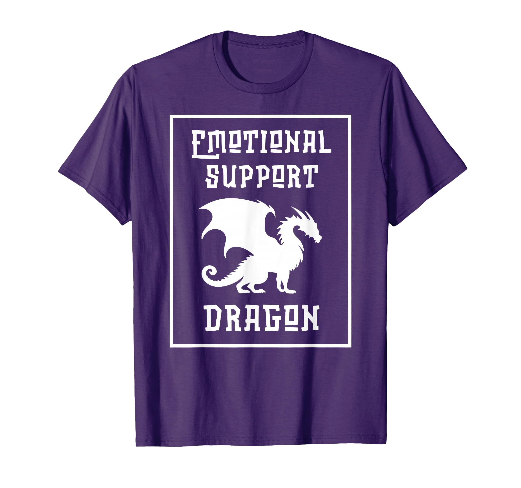 Emotional Support Dragon Mental Health Funny T-Shirt - Graphic Print Unisex - T-Shirt, Sweatshirt, Hoodie
