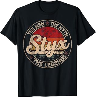 Vintage The Men The Myth Styx Legends Gift for Men Women T-Shirt Unisex T-shirt, Sweatshirt, Hoodie, Long Sleeve Tee - T-Shirt, Sweatshirt, Hoodie
