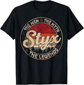 Vintage The Men The Myth Styx Legends Gift for Men Women T-Shirt Unisex T-shirt, Sweatshirt, Hoodie, Long Sleeve Tee - T-Shirt, Sweatshirt, Hoodie
