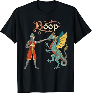 Boop Medieval Knight Dragon Funny Ren Faire Men Women Kids T-Shirt Unisex T-shirt, Sweatshirt, Hoodie, Long Sleeve Tee - T-Shirt, Sweatshirt, Hoodie