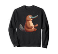 Meditation Platypus Yoga Pose Sweatshirt - Graphic Print Men Women - T-Shirt, Sweatshirt, Hoodie