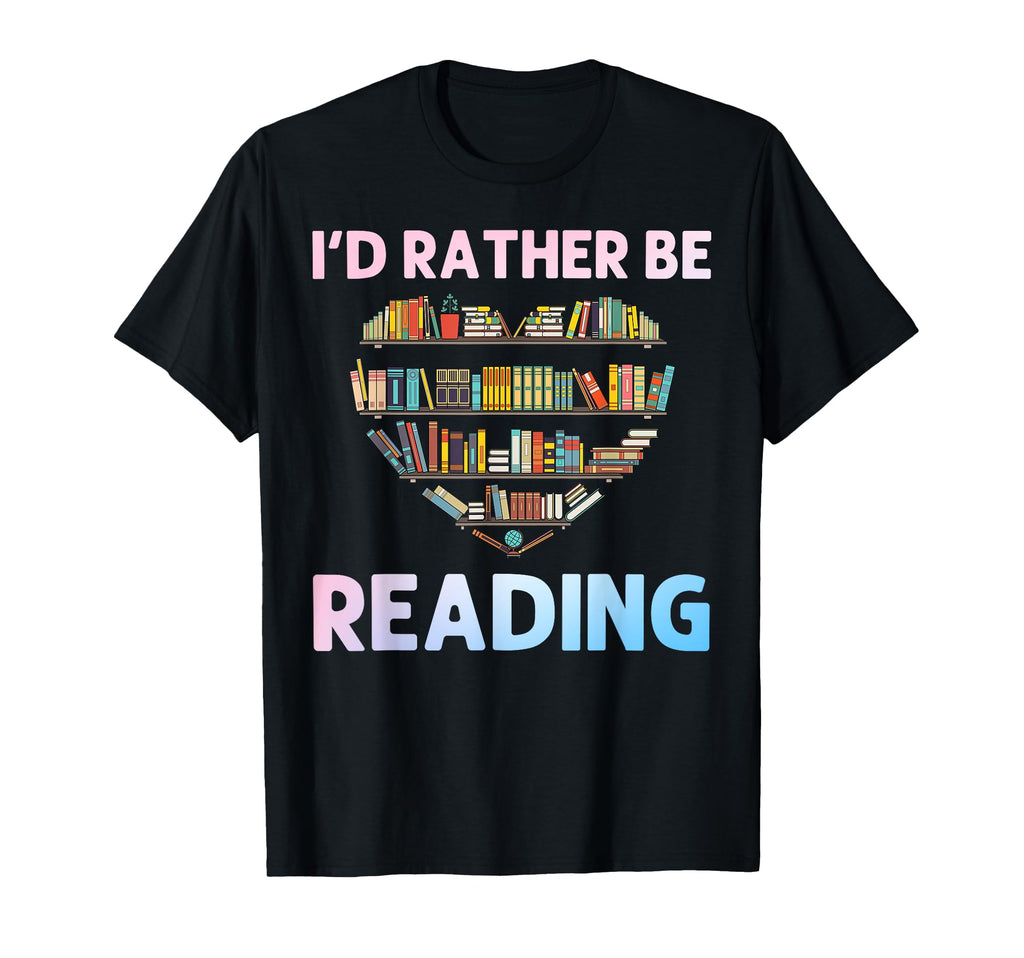 Books Book Lover Reading Bookworm Library T-Shirt - Custom Art Print Unisex - T-Shirt, Sweatshirt, Hoodie