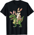 Easter Day Bunny Trex Graphic Unisex T-shirt, Sweatshirt, Hoodie, Long Sleeve Tee - T-Shirt, Sweatshirt, Hoodie