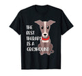 Best Therapy Is Greyhound Dog T-Shirt - Unique Graphic for Adults - T-Shirt, Sweatshirt, Hoodie
