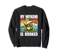 My Weekend Is All Booked Reading Sweatshirt - Minimalist Print for Adults - T-Shirt, Sweatshirt, Hoodie