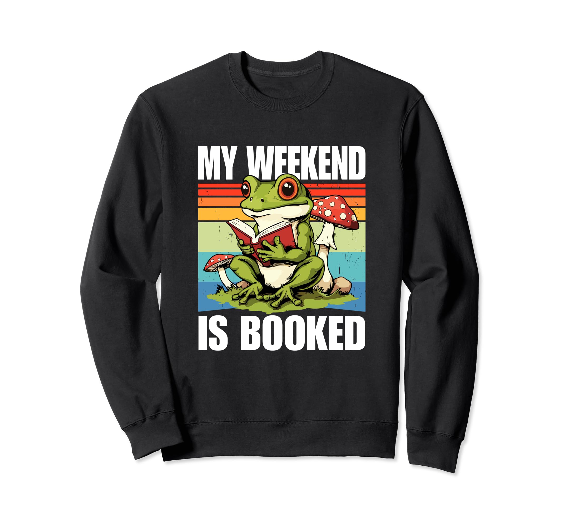 My Weekend Is All Booked Reading Sweatshirt - Minimalist Print for Adults - T-Shirt, Sweatshirt, Hoodie