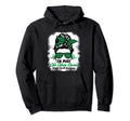 Green Messy Bun May We Wear Green Mental Hoodie - Aesthetic Graphic Unisex - T-Shirt, Sweatshirt, Hoodie