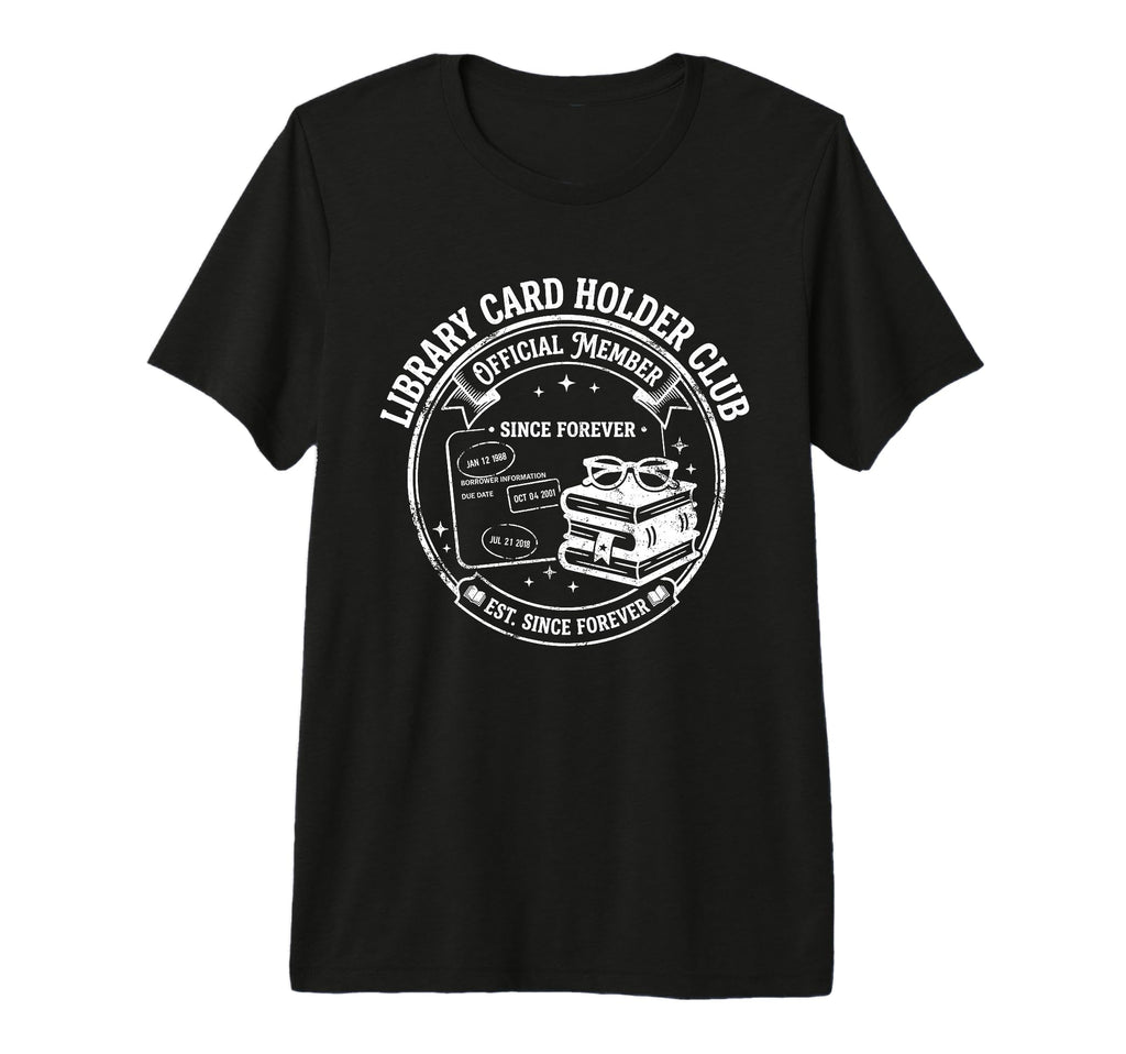 Library Reading Card Club Book Lover T-Shirt - Trendy Graphic Men Women - T-Shirt, Sweatshirt, Hoodie