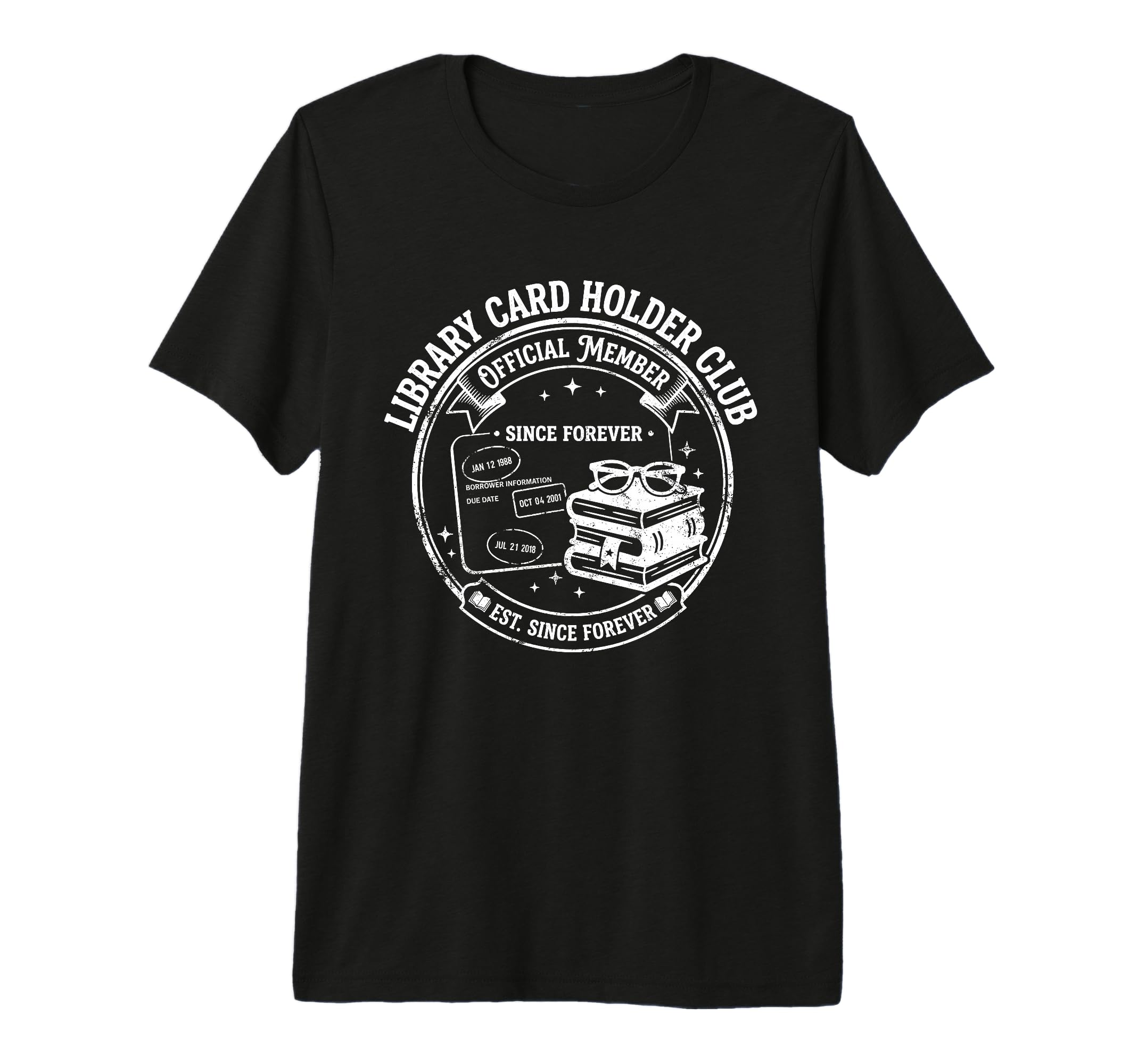 Library Reading Card Club Book Lover T-Shirt - Trendy Graphic Men Women - T-Shirt, Sweatshirt, Hoodie