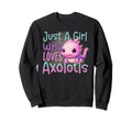 Axolotl Bookshelf Readsolotl Sweatshirt - Casual Everyday Wear for Adults - T-Shirt, Sweatshirt, Hoodie