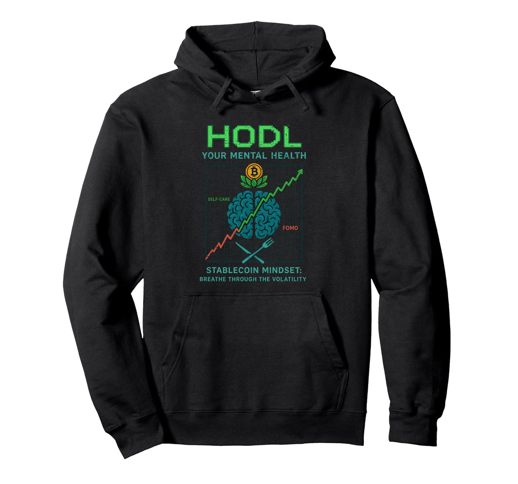 Mental Health Awareness Crypto Hoodie - Casual Everyday Wear for Adults - T-Shirt, Sweatshirt, Hoodie