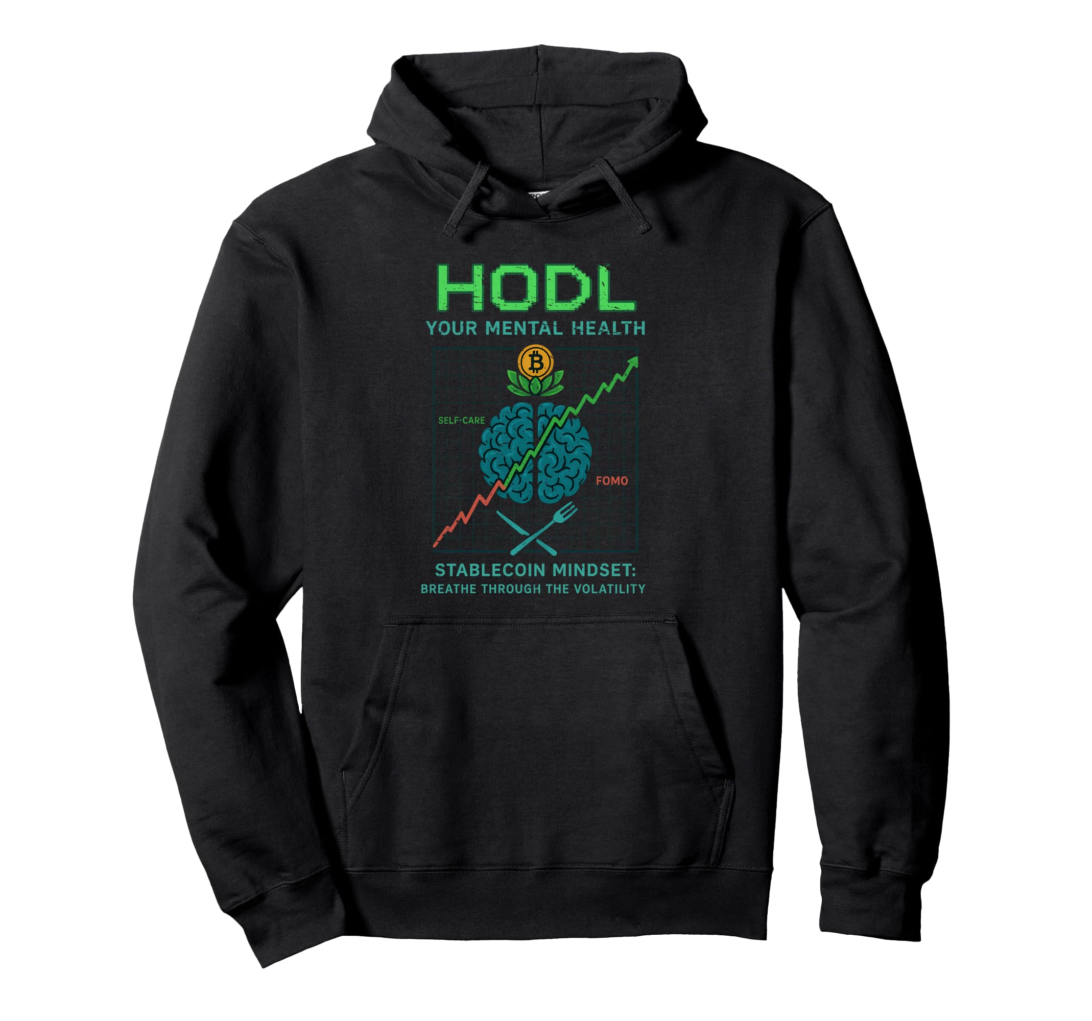 Mental Health Awareness Crypto Hoodie - Casual Everyday Wear for Adults - T-Shirt, Sweatshirt, Hoodie