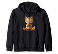 Calm Meditation Cat Zen Mindfulness Sweatshirt - Custom Art Print Men Women - T-Shirt, Sweatshirt, Hoodie