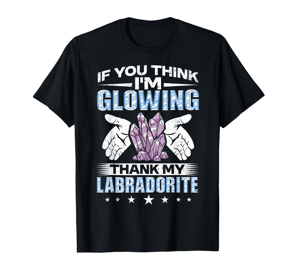 Crystal Healing Labradorite Glow T-Shirt - Aesthetic Graphic Unisex - T-Shirt, Sweatshirt, Hoodie