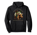 Funny Frog Riding Bull Hold Partner Im Hoodie - Novelty Apparel Men Women - T-Shirt, Sweatshirt, Hoodie