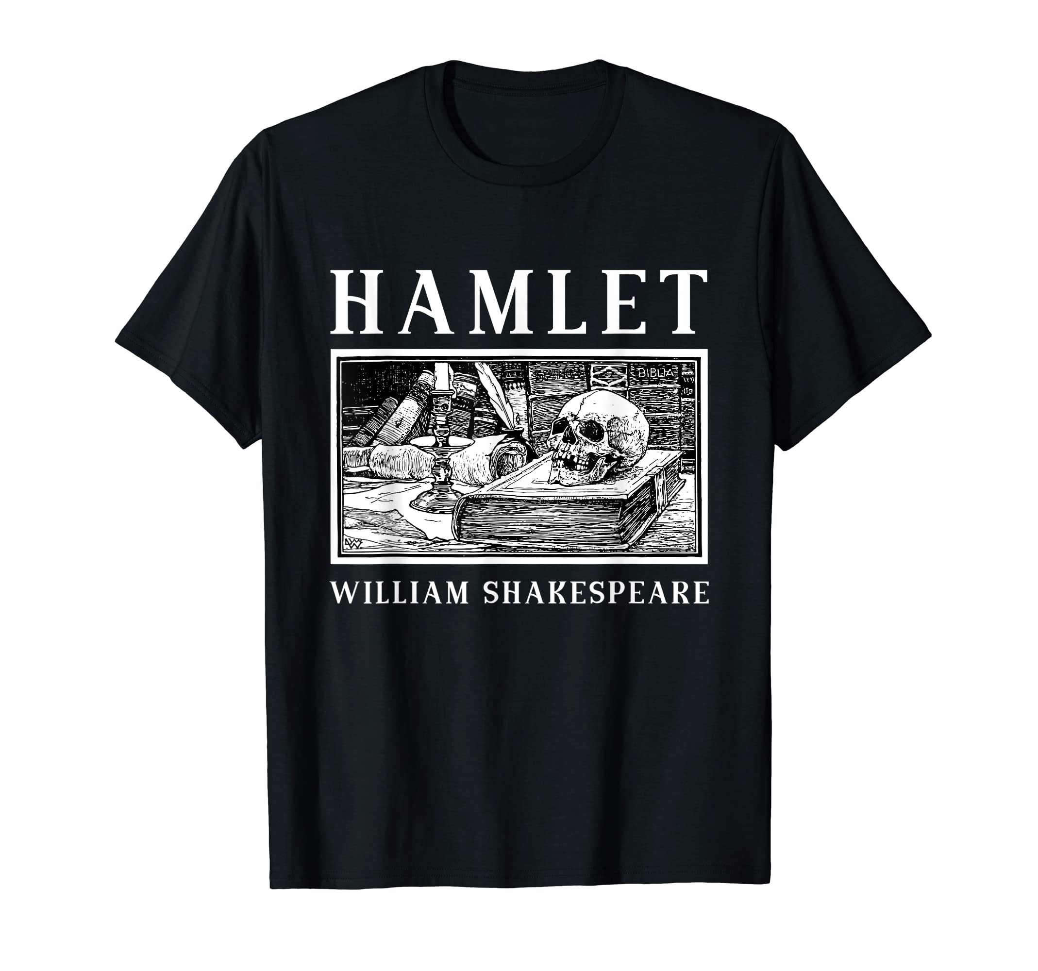 Hamlet Shakespeare Theater Poetry T-Shirt - Minimalist Print for Adults - T-Shirt, Sweatshirt, Hoodie